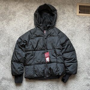 Swiss Tech Black Kids Puffer Jacket
